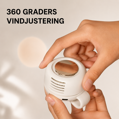 Bærbar mini-vifte